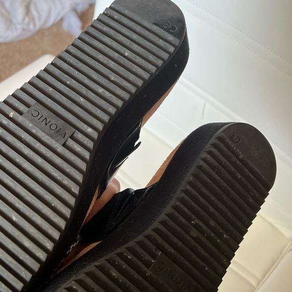 Vionic Hayden Snake & Black Black Midi Platform Sole Sandal - Picture 8 of 8